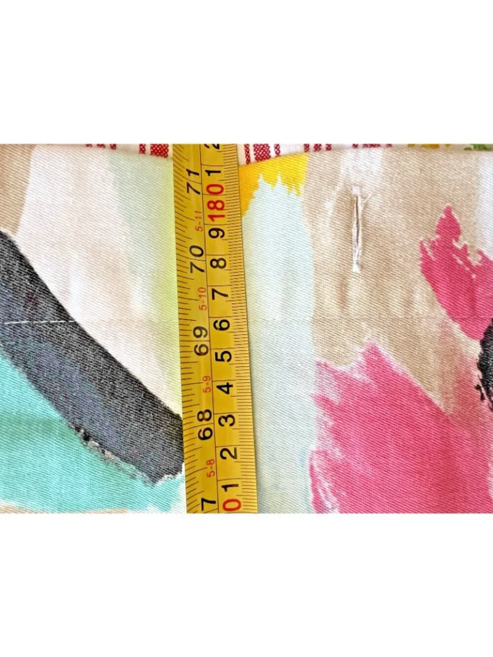 KATE SPADE Shower Curtain PAINTBALL Colorful Floral Artsy 67